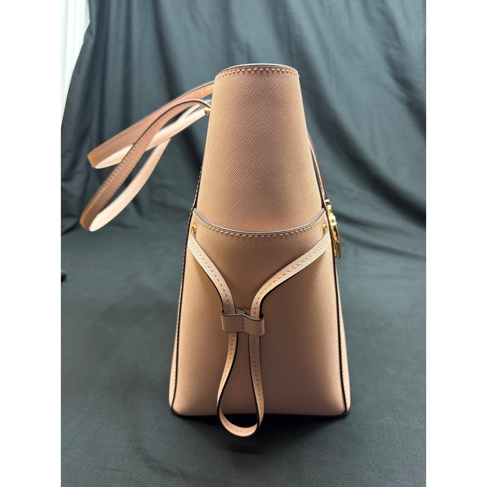 Michael Kors Gilly Large Drawstring Travel Tote Powder Blush Leather 35S1G2GT7L - Picture 5 of 12